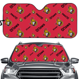 Ottawa Senators NHL Car Windshield Sun Shade Universal Fit Sunshade
