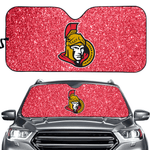 Ottawa Senators NHL Car Windshield Sun Shade Universal Fit Sunshade