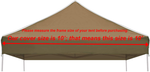 Los Angeles Clippers NBA Popup Tent Top Canopy Replacement Cover
