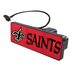 New Orleans Saints NFL Hitch Cover LED Brake Light for Trailer