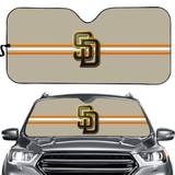 San Diego Padres MLB Car Windshield Sun Shade Universal Fit Sunshade