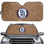 San Diego Padres MLB Car Windshield Sun Shade Universal Fit Sunshade