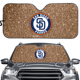 San Diego Padres MLB Car Windshield Sun Shade Universal Fit Sunshade