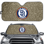 San Diego Padres MLB Car Windshield Sun Shade Universal Fit Sunshade