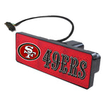 San Francisco 49ers NFL Hitch Cover LED Brake Light for Trailer