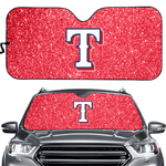 Texas Rangers MLB Car Windshield Sun Shade Universal Fit Sunshade