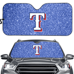 Texas Rangers MLB Car Windshield Sun Shade Universal Fit Sunshade