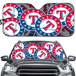 Texas Rangers MLB Car Windshield Sun Shade Universal Fit Sunshade