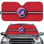 Atlanta Braves MLB Car Windshield Sun Shade Universal Fit Sunshade