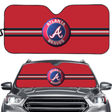Atlanta Braves MLB Car Windshield Sun Shade Universal Fit Sunshade