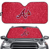 Atlanta Braves MLB Car Windshield Sun Shade Universal Fit Sunshade