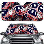 Atlanta Braves MLB Car Windshield Sun Shade Universal Fit Sunshade