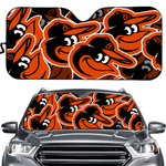 Baltimore Orioles MLB Car Windshield Sun Shade Universal Fit Sunshade