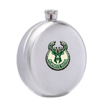 Milwaukee Bucks NBA Wine Liquor Matte Pot Hip Flask