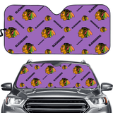 Chicago Blackhawks NHL Car Windshield Sun Shade Universal Fit Sunshade