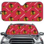 Chicago Blackhawks NHL Car Windshield Sun Shade Universal Fit Sunshade