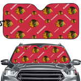 Chicago Blackhawks NHL Car Windshield Sun Shade Universal Fit Sunshade