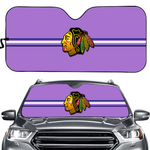 Chicago Blackhawks NHL Car Windshield Sun Shade Universal Fit Sunshade