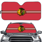 Chicago Blackhawks NHL Car Windshield Sun Shade Universal Fit Sunshade