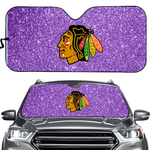 Chicago Blackhawks NHL Car Windshield Sun Shade Universal Fit Sunshade