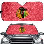 Chicago Blackhawks NHL Car Windshield Sun Shade Universal Fit Sunshade