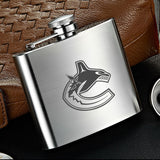 Vancouver Canucks NHL Wine Liquor Matte Pot Hip Flask