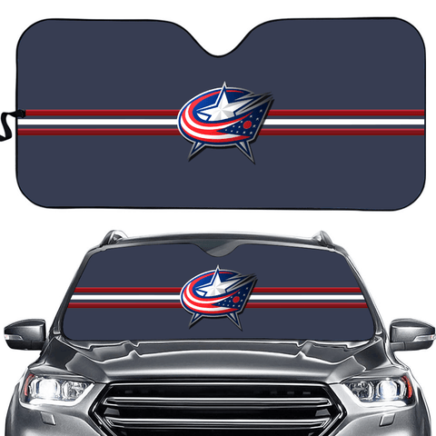 Columbus Blue Jackets NHL Car Windshield Sun Shade Universal Fit Sunshade