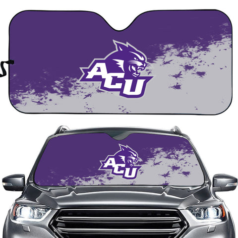 Abilene Christian Wildcats NCAA Car Windshield Sun Shade Universal Fit Sunshade