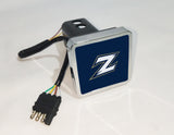 Akron Zips NCAA Hitch Cover LED Brake Light for Trailer