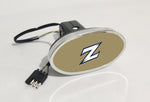Akron Zips NCAA Hitch Cover LED Brake Light for Trailer