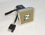 Akron Zips NCAA Hitch Cover LED Brake Light for Trailer