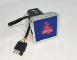 American University Eagles NCAA Hitch Cover LED Brake Light for Trailer