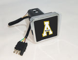 Appalachian State Mountaineers NCAA Hitch Cover LED Brake Light for Trailer