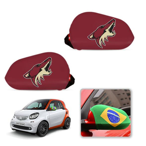 Arizona Coyotes NHL Car rear view mirror cover-View Elastic