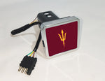 Arizona State Sun Devils NCAA Hitch Cover LED Brake Light for Trailer