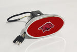 Arkansas Razorbacks NCAA Hitch Cover LED Brake Light for Trailer