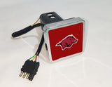 Arkansas Razorbacks NCAA Hitch Cover LED Brake Light for Trailer