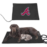 Atlanta Braves MLB Pet Heating Pad Constant Heated Mat