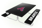 Atlanta Braves MLB Picnic Table Bench Chair Set Outdoor Cover