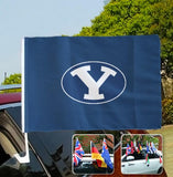 BYU Cougars NCAAB Car Window Flag NCAAB Car Window Flag