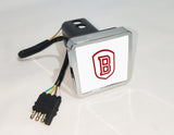 Bradley Braves NCAA Hitch Cover LED Brake Light for Trailer