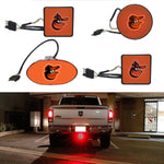 Baltimore Orioles MLB Hitch Cover LED Brake Light for Trailer