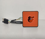 Baltimore Orioles MLB Hitch Cover LED Brake Light for Trailer