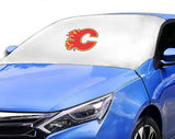 Calgary Flames NHL Car SUV Front Windshield Snow Cover Sunshade