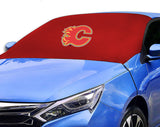 Calgary Flames NHL Car SUV Front Windshield Snow Cover Sunshade