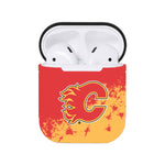 Calgary Flames NHL Airpods Case Cover 2pcs