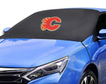 Calgary Flames NHL Car SUV Front Windshield Snow Cover Sunshade
