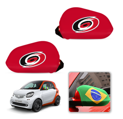 Carolina Hurricanes NHL Car rear view mirror cover-View Elastic