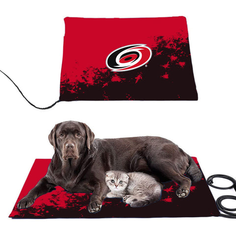 Carolina Hurricanes NHL Pet Heating Pad Constant Heated Mat
