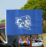 Central Connecticut State Blue Devils NCAAB Car Window Flag